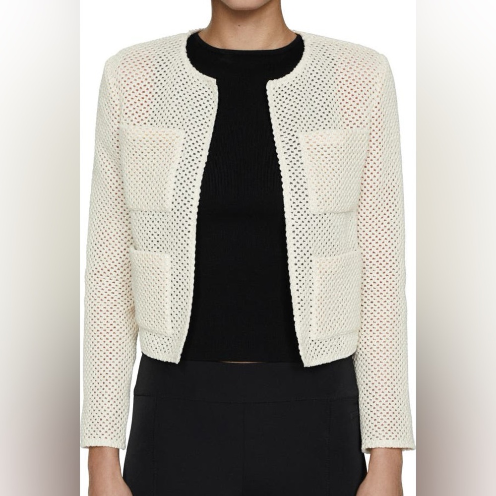 Mango Crochet Cropped Cardi🕊️